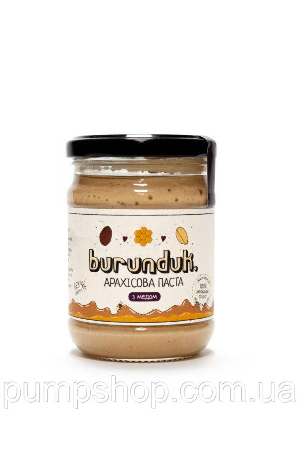 Арахисовая паста Burunduk Peanut Butter 250 г с медом - фото 1 - id-p1411968954