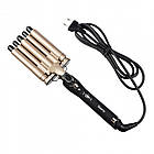 Плойка для волосся 45Вт, Geemy GM-2933 + Подарунок Капсули для волосся 30 шт Sevich / Щипці для волосся з регулюванням температури, фото 3