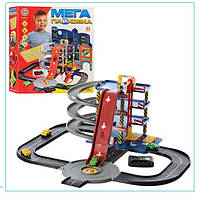 Гараж паркінг дитячий Гараж 922-7 на чотири рівні (61 деталь)