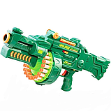 Дитячий іграшковий-бластер Limo Toy 7001 з м'якими кулями (40шт) на батарейках, 52 см, фото 2