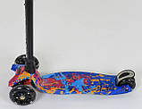 Самокат детский трехколесный со светящимися колесами Best Scooter Maxi А 25595 /779-1338, фото 4