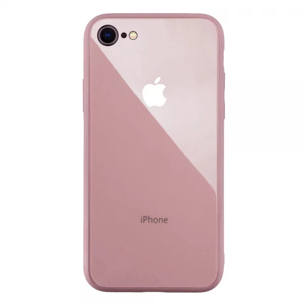 Чохол скляний Glass case для IPhone 7 (14) Blueberry чорниця