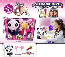 М'яка іграшка Shimmer Stars (Шиммер Старс) 2020 "Говоряча панда", говорить фрази російською мовою
