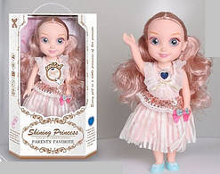 Лялька з довгим волоссям YL 005 A-5, 34 см, у ошатному платті з аксесуарами для дівчаток