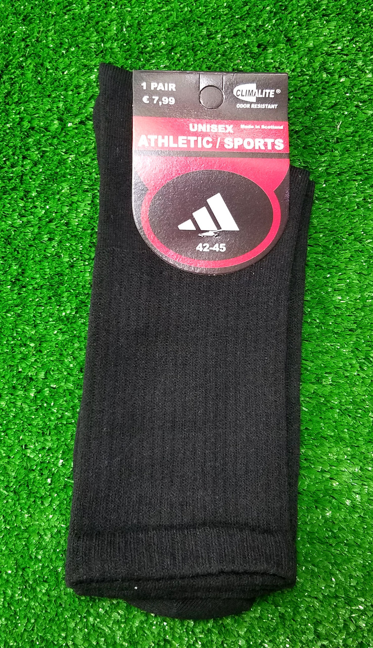 Шкарпетки тренувальні ADIDAS ATHLETIK SPORT колір — чорний