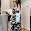 Літній сарафан в квітковий принт вільного крою довжиною міді (р. 42-44) 83032467, фото 2