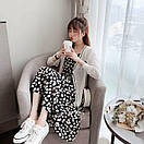 Літній сарафан в квітковий принт вільного крою довжиною міді (р. 42-44) 83032467, фото 7