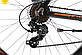 Гірський алюмінієвий велосипед Crosser Inspiron 29"рама 19" комплектація Shimano,швидке зняття коліс чорно-червоні, фото 5