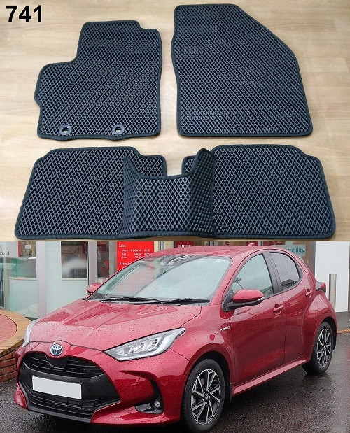 Коврики ЕВА в салон Toyota Yaris 4 (XP21) '20- - фото 1 - id-p1411996114