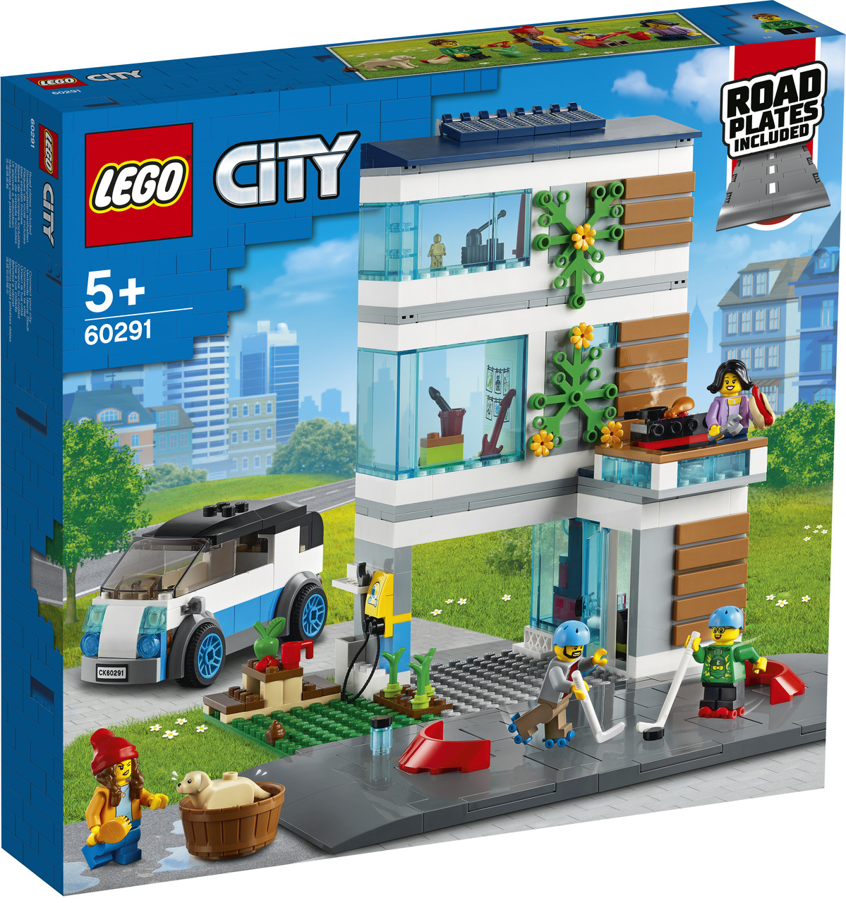 Конструктор LEGO City 60291 Community Семейный Дом на 388 Деталей ...