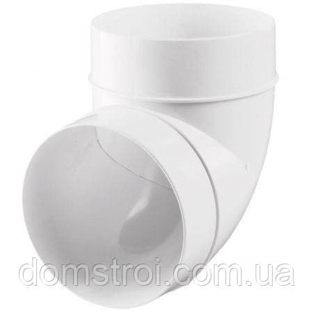 Коліно вент. 100/90°, фото 1