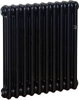 Радиатор отопления дизайнерский черный Multicolonna DeLonghi (3 колонны) H600 мм 10 секций