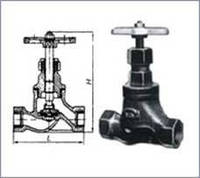 Клапан запорный муфтовый чугунный 15кч33п, р1