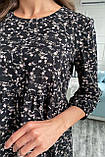 ✔️ Красиве літнє плаття з квітковим принтом 42-48 розміри різні расветки, фото 4