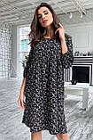 ✔️ Красиве літнє плаття з квітковим принтом 42-48 розміри різні расветки, фото 5