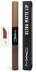 Двосторонній матовий блиск для губ MAC ultra matte lip waterproof lipgloss