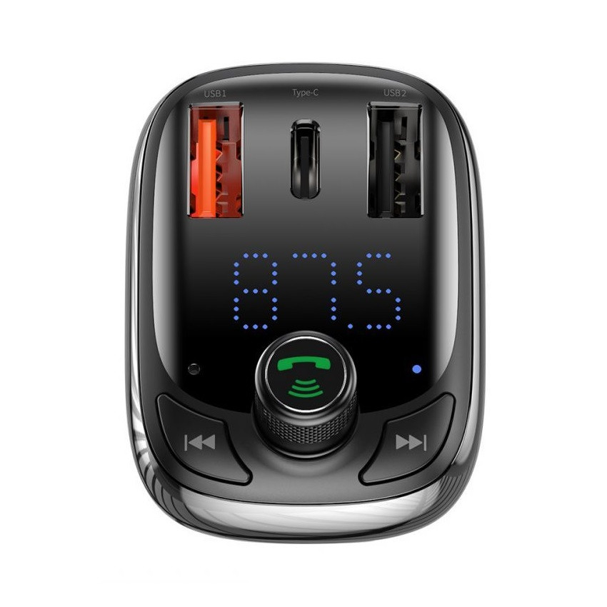 Автомобільний FM трансмітер Baseus S-13 T-Typed Wireless MP3 Charger