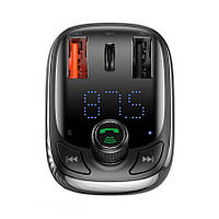 Автомобільний FM трансмітер Baseus S-13 T-Typed Wireless MP3 Charger