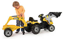 Дитячий трактор на педалях Smoby 710301