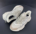 Жіночі кросівки Adidas Ozweego весна-осінь демісезонні рефлективні бежеві. Фото в живу. топ, фото 4