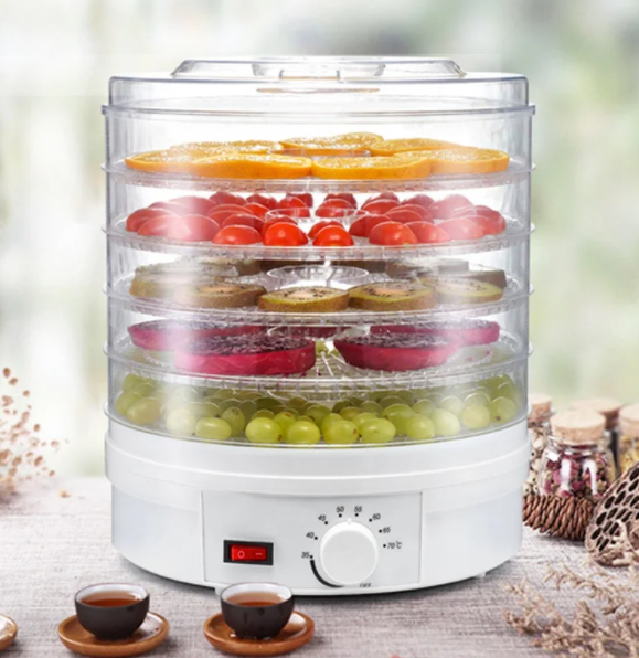 Сушарка для овочів і фруктів FOOD DEHYDRATOR WF260 500 W Біла