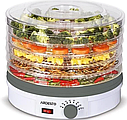 Сушарка для овочів і фруктів FOOD DEHYDRATOR WF260 500 W Біла, фото 3