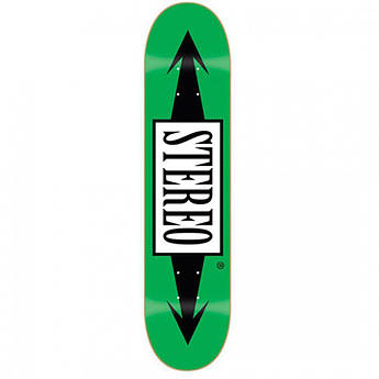 Дека для скейтборда STEREO Arrows Green 8.0