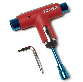 Універсальний ключ SILVER TOOL RED/BLU