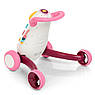 Дитячі ходунки-каталка 2 в 1 з музичними ефектами  Baby Walker K1 рожеві, фото 6