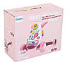 Дитячі ходунки-каталка 2 в 1 з музичними ефектами  Baby Walker K1 рожеві, фото 3