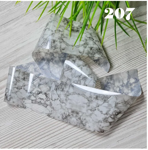 Фольга перекладна (перевідна) мармур для дизайну нігтів Sweet Nails №207
