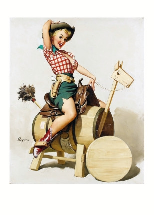 Листівка GIL ELVGREN Sitting Pretty (Lola), 1955