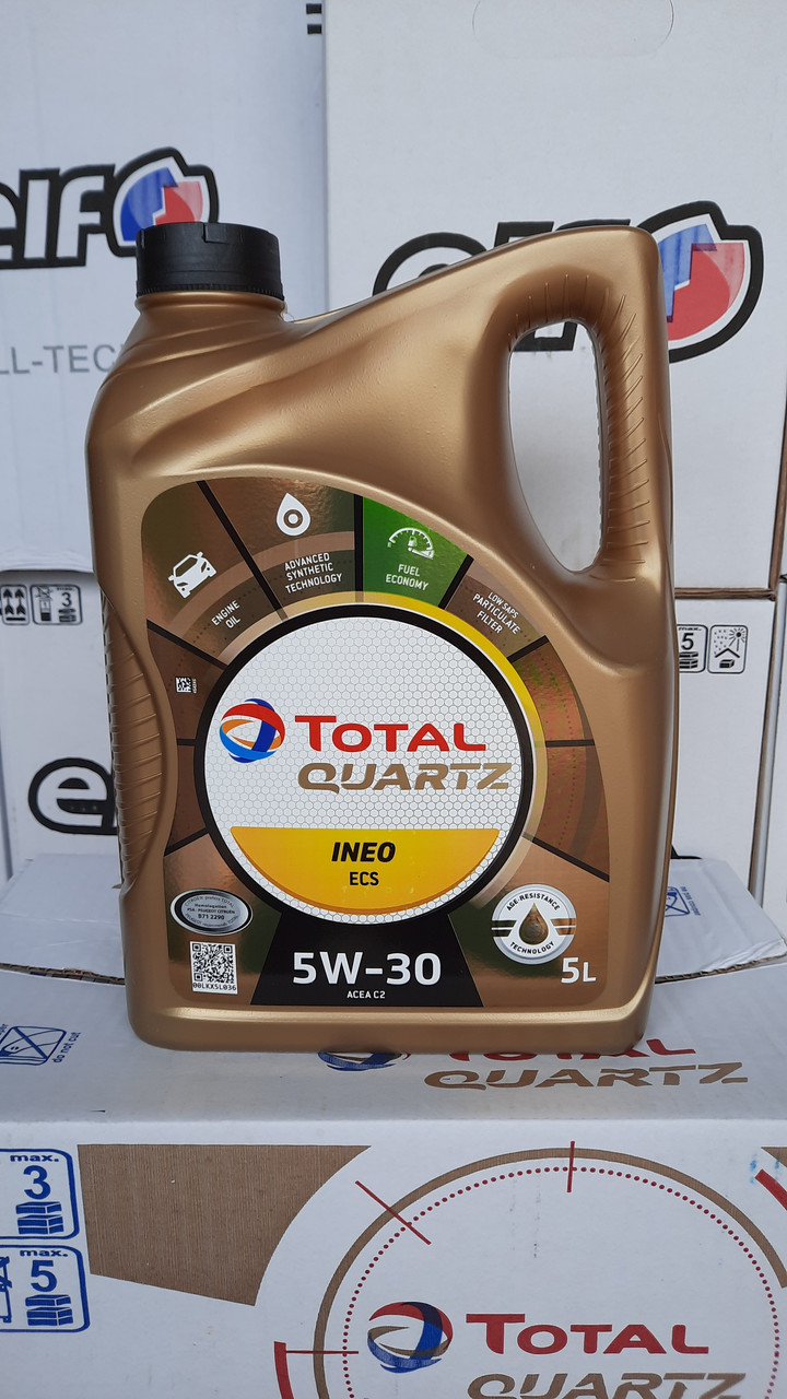 TOTAL Lubricant QUARTZ INEO ECS 5W30 5L Synthetic MOTOR Oil, 58 OFF