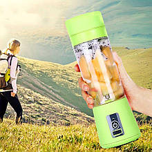 Портативний фітнес блендер USB Smart Juice Cup Fruits 6 ножів green