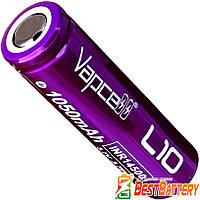 Аккумулятор 14500 (AA) Vapcell L10 1050 mAh Li-Ion INR 3.7В, 3А, без защиты. Реальная высокая ёмкость.