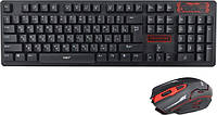 Комплект клавиатура + мышь KEYBOARD HK 6500 беспроводная (черный)