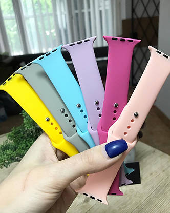 Ремінець для Apple Watch 42 мм Силіконовий ремінець для Apple Watch, фото 2