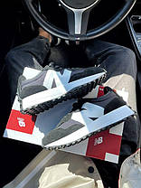 Кросівки New Balance 327 Black Grey, фото 3