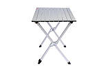 Складаний стіл з алюмінієвою стільницею Tramp Roll-80 (80x60x70 см) TRF-063, фото 3