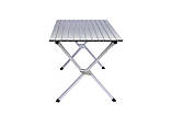 Складаний стіл з алюмінієвою стільницею Tramp Roll-120 (120x60x70 см) TRF-064, фото 3
