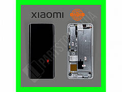 Дисплей Xiaomi Mi Note 10 / 10 Pro / 10 Lite White (5600030F4L00) сервісний оригінал у складі з рамкою