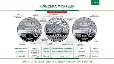 Київська фортеця монета 5 гривень у сувенірній упаковці, фото 6