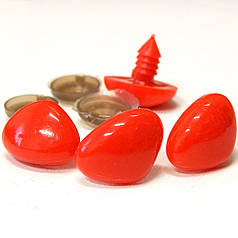 Носик для іграшок 20х15 мм, червоний