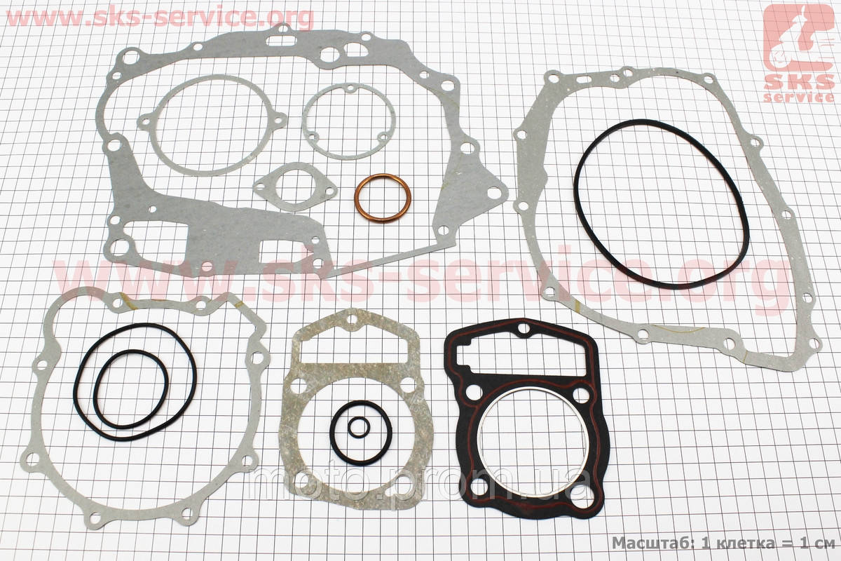 Прокладки двигателя к-кт CB-150cc 62мм (321247) - фото 1 - id-p1412104425