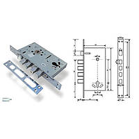 Замок для дверей врезной APECS T-05 CR