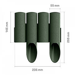 Газонні бордюр Cellfast 20 см х 9 м Зелений
