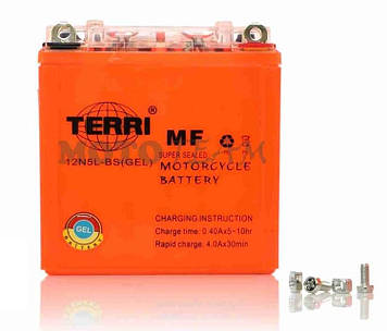 Акумулятор 12v5a.h 120*60*130mm 12N5L-BS GEL TERRI