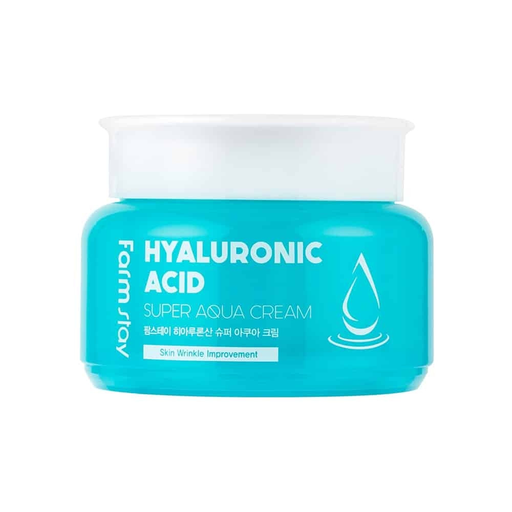 Зволожуючий крем на основі гіалуронової кислоти FarmStay Hyaluronic Acid Super Aqua Cream