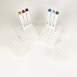 Підставка для маркерів на 100 предметів, органайзер для канцелярського приладдя, прозора, фото 3