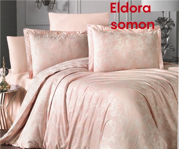 Постільна Білизна Сатин, Жаккард Євро Altinbasak Eldora Somon